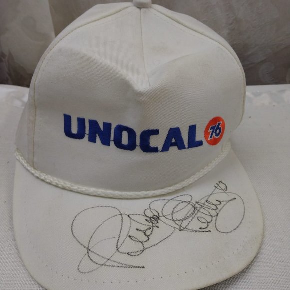 Signed White Unocal 76 Richard petty #43 baseball cap - Picture 7 of 7